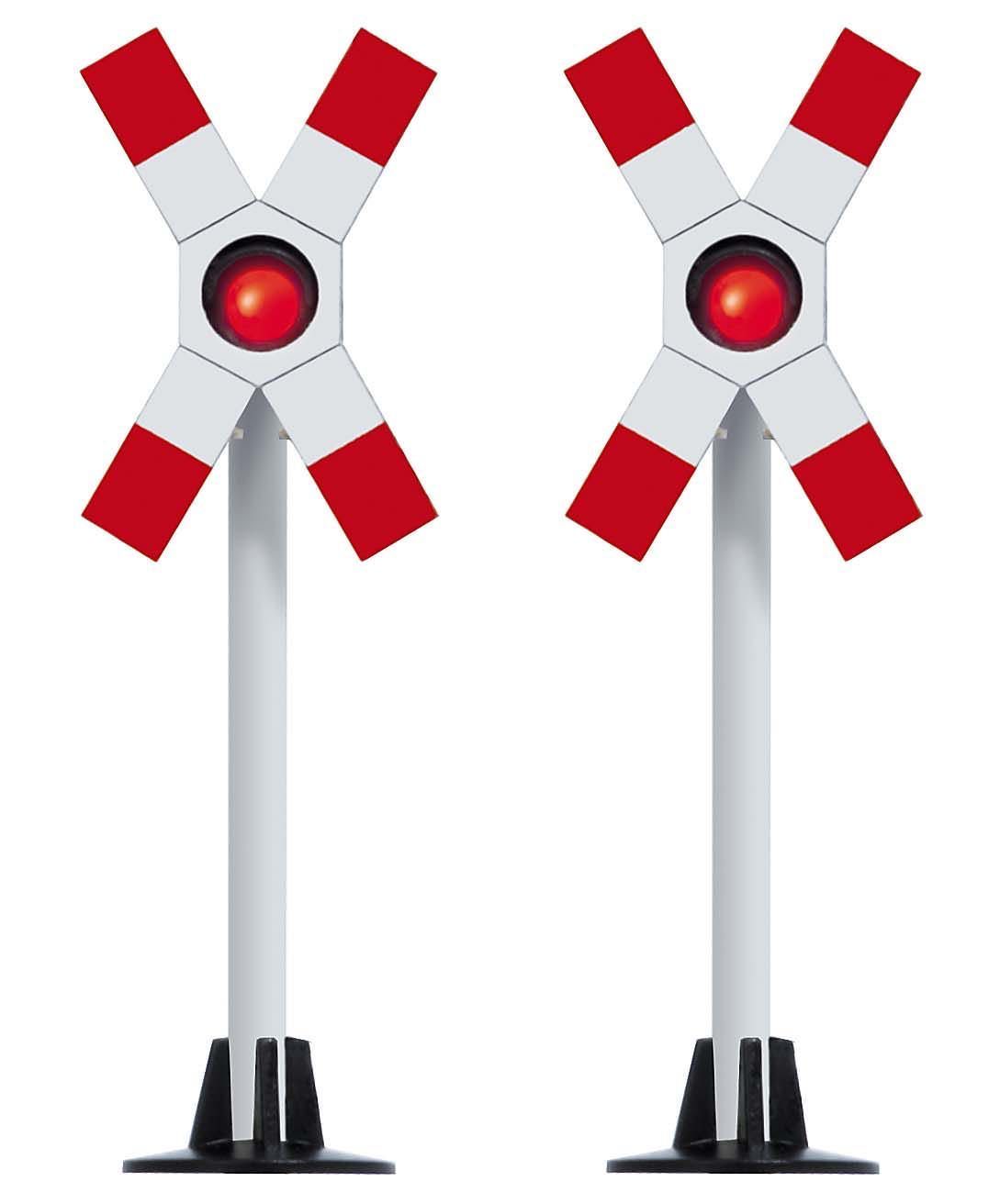 Busch 5924 - Warnkreuze o.Schranke H0 1:87