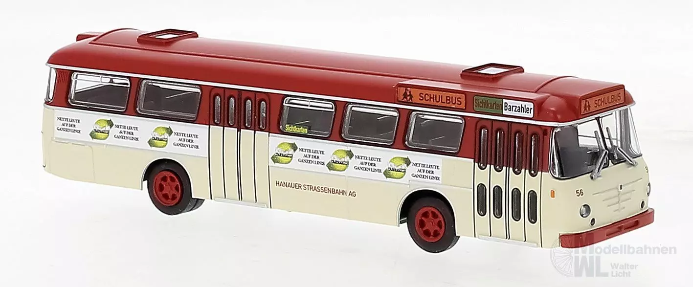 Brekina 59385 - Büssing Senator Nette Leute Hanau H0 1:87