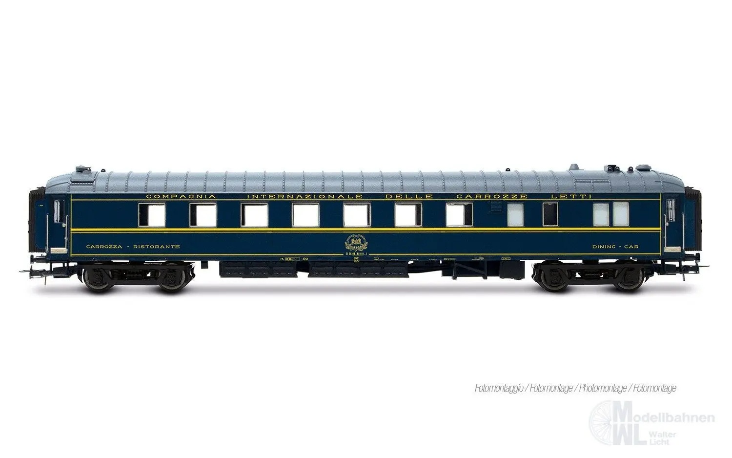 Rivarossi 4428 - Personenwagen Set CIWL Ep.IV 2.tlg. H0/GL
