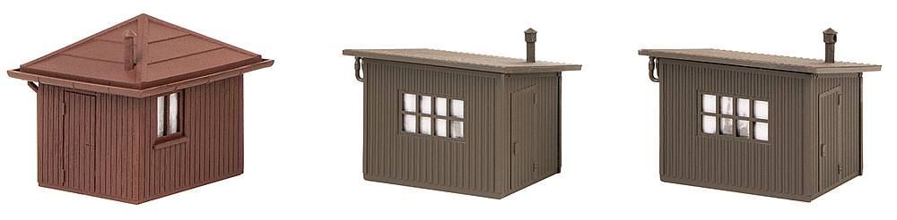 Faller 120272 - Lokführer-Wartehaus, 2 Streckenposten H0 1:87
