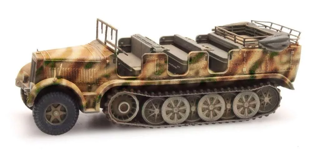 ARTITEC b.v. 6870067 - Sonderkraftfahrzeug 7 Zugkraftwagen 8t Tarnung Deutsche Wehrmacht H0 1:87
