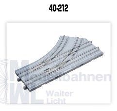 Kato 40-212 - Elektrische Straßenbahnweiche links R180mm 45° N 1:160