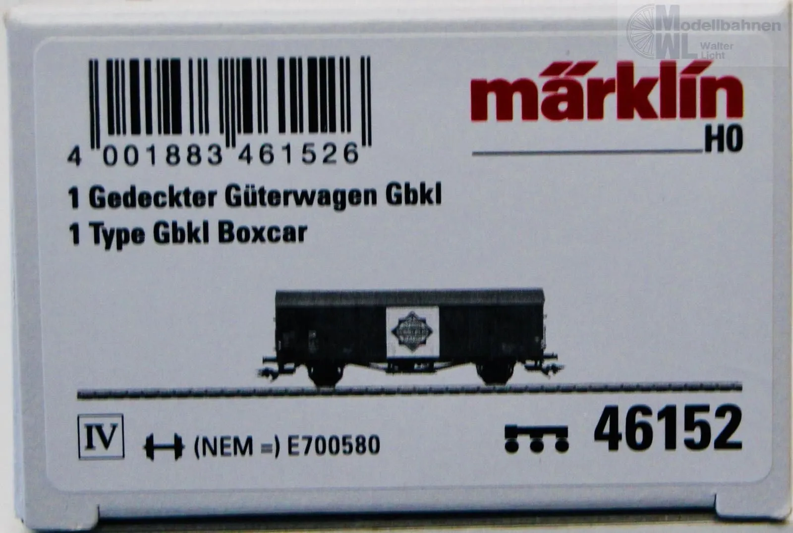 Märklin 46152 - MÄRKLIN - Güterwagen ged. DR Ep.IV Stern Radio Sonneberg H0/WS