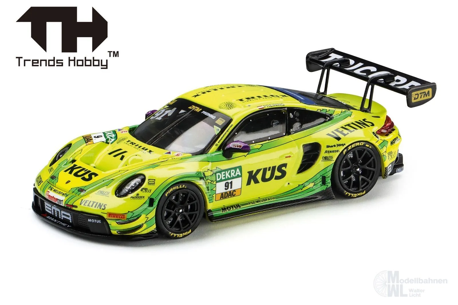 Herpa 864TH000025 - Porsche 911 GT3 R-DTM 2025 No.91 1:64