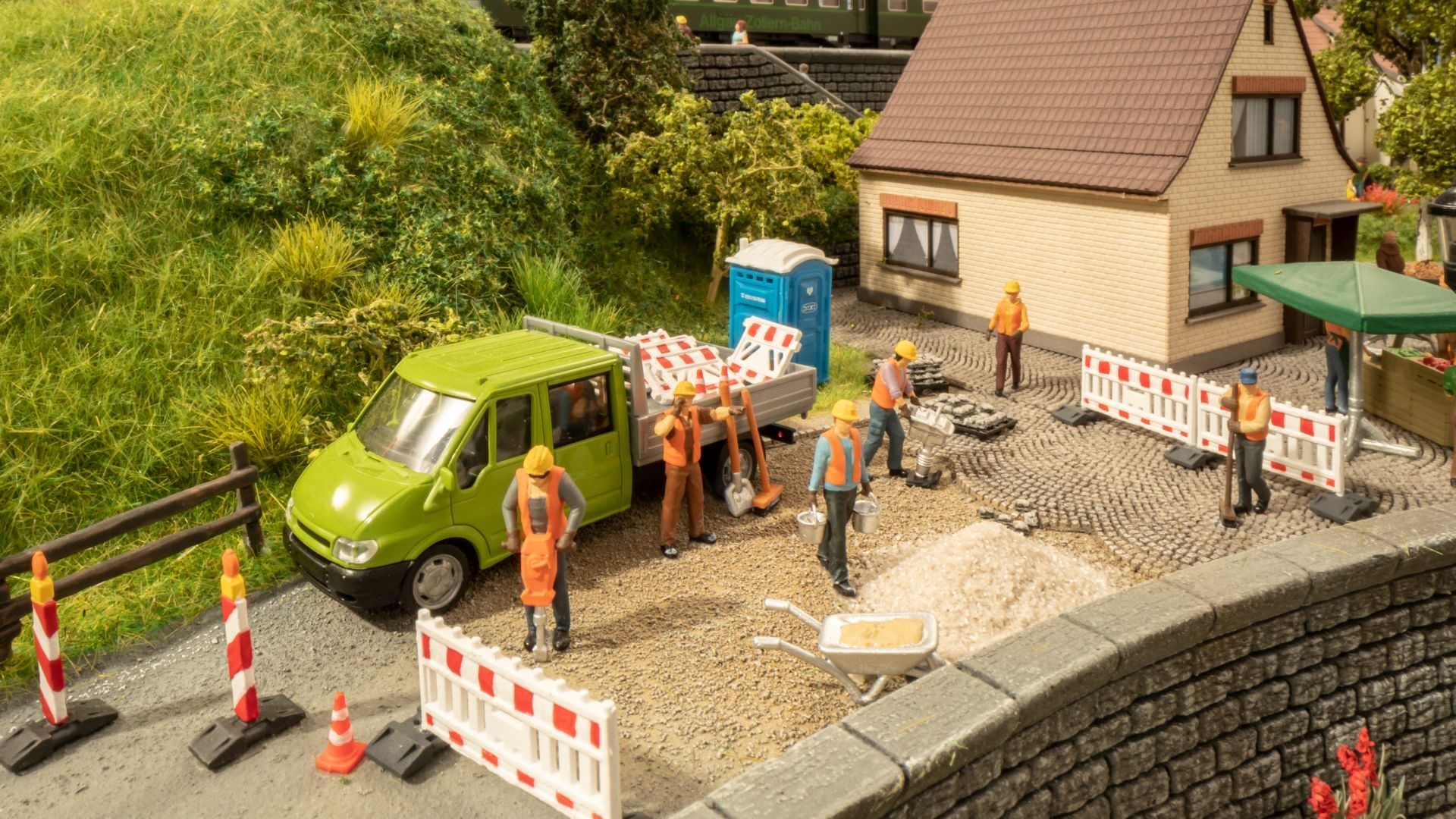 Noch 16262 - Figuren-Themenwelt Straßenarbeiten H0 1:87 Noch 16262 - Figuren-Themenwelt Straßenarbeiten H0 1:87