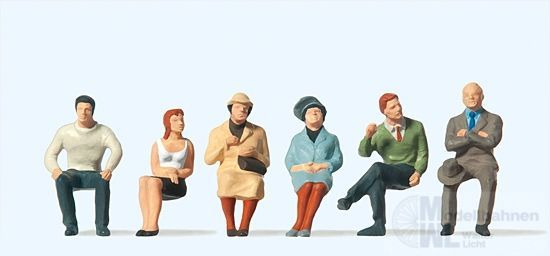 Preiser 68209 - Sitzende Personen 1:50