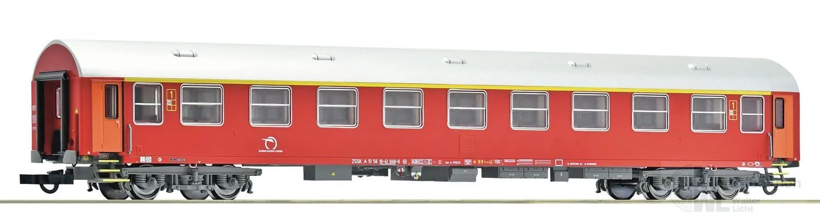 Roco 6200230 - Personenwagen ZSSK Ep.V/VI 1.Kl. rot H0/GL