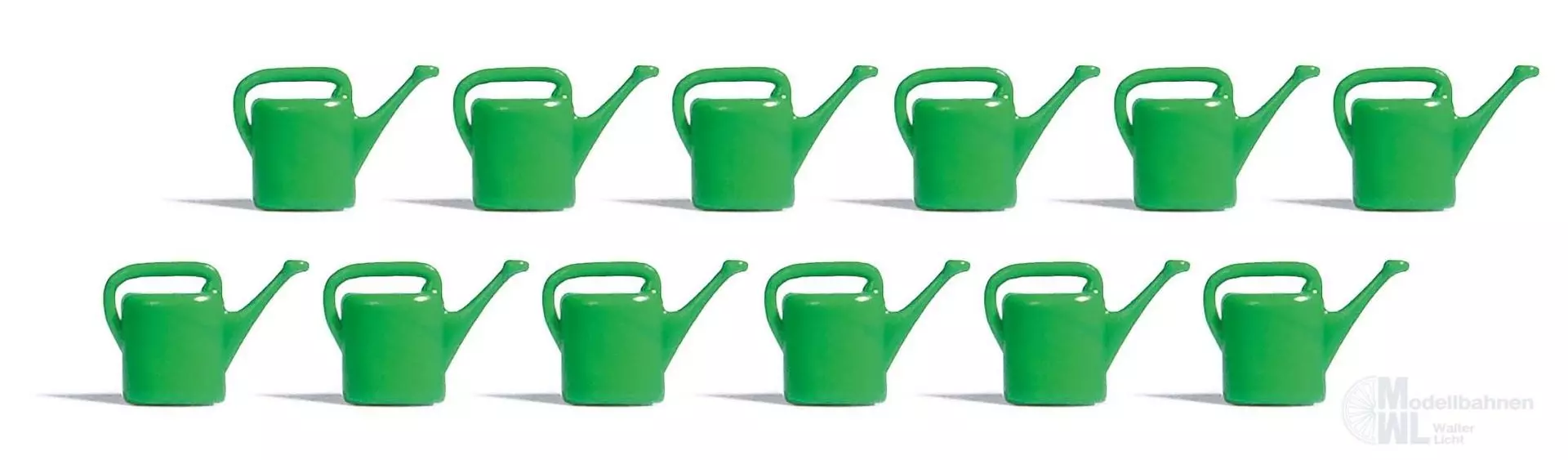 Busch 7751 - Mini-Set: 12 Gießkannen H0 1:87