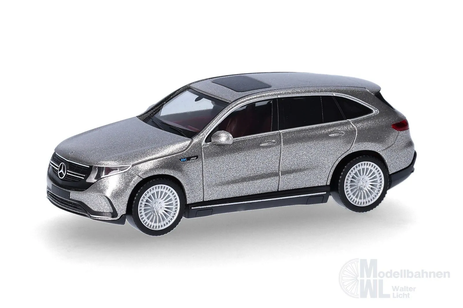 Herpa 430715-005 - Mercedes-Benz EQC AMG mojavesilber H0 1:87