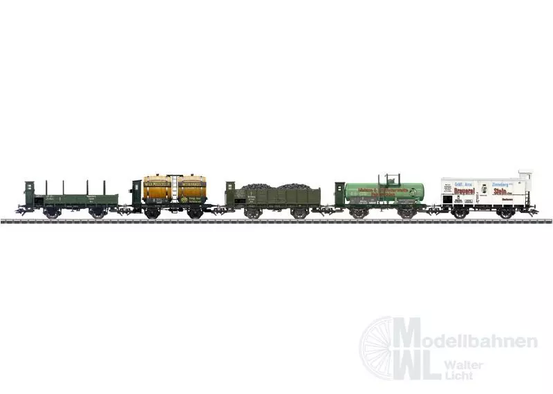 Märklin 46069 - MÄRKLIN - Güterwagen-Set K.Bay.Sts.B. Ep.I 5.tlg. H0/WS