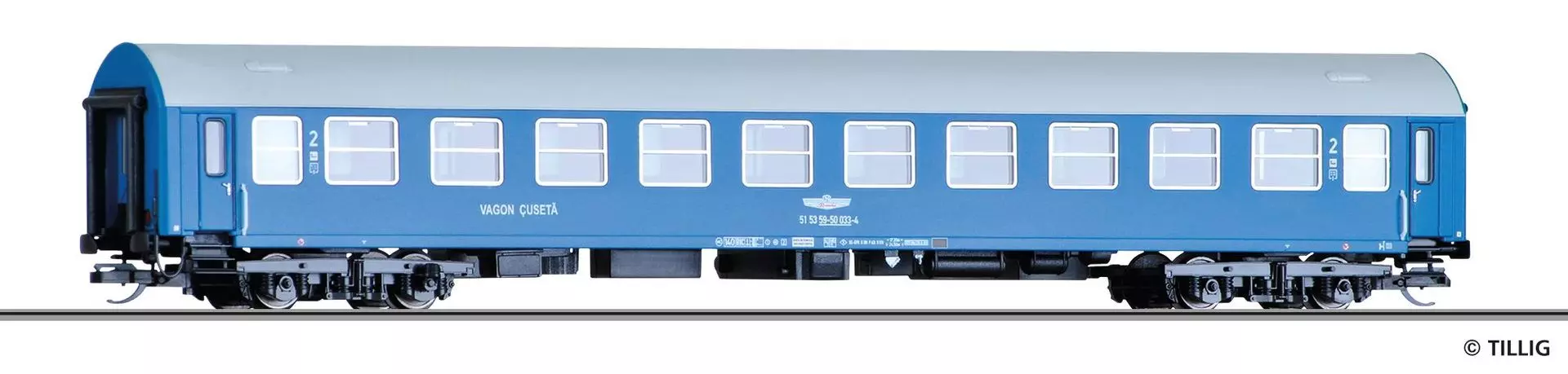 Tillig 74986 - Liegewagen CFR Ep.IV 2.KL. Typ Y/B70 H0/GL