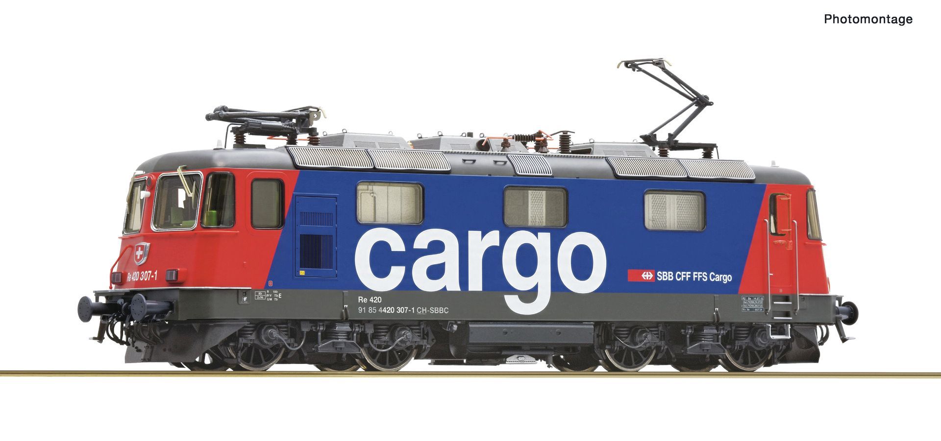 Roco 7510239 - E-Lok Re 420 307-1 SBB Cargo Ep.VI H0/GL SOUND