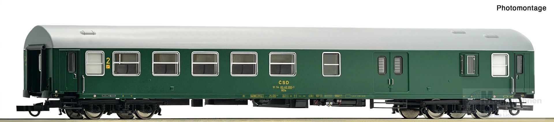 Roco 6200168 - Schnellzugwagen CSD Ep.IV 2.Kl./Gepäck 1.Betr.Nr. H0/GL Roco 6200168 - Schnellzugwagen CSD Ep.IV 2.Kl./Gepäck 1.Betr.Nr. H0/GL