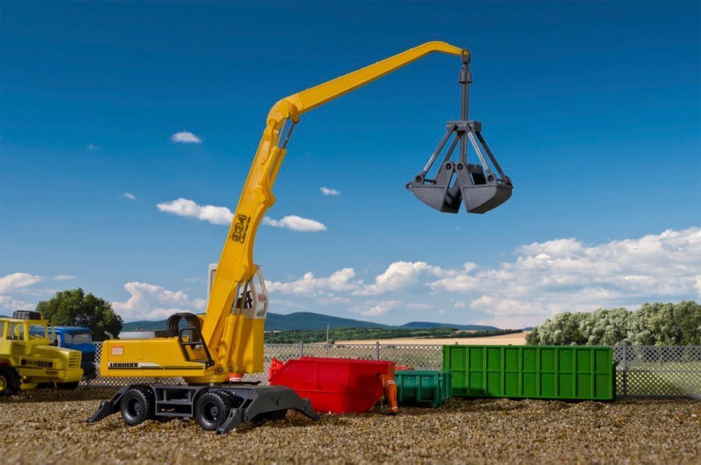 Kibri 11286 - LIEBHERR 934 Umschlaggerät mit Greifer H0 1:87