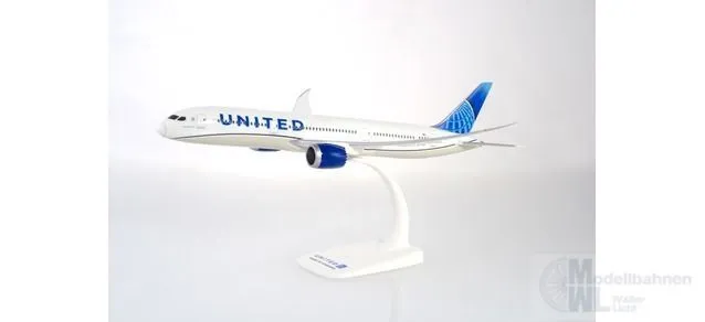 Herpa 612548 - United Airlines Boeing 787-9 Dreamliner - new colors 1:200
