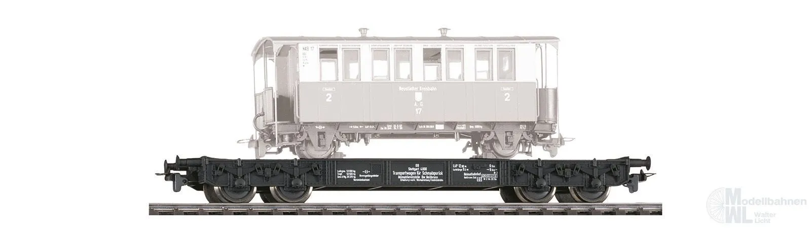 Bemo 2601820 - Transportwagen DB Ep.IV 971 6 000-3 H0/GL