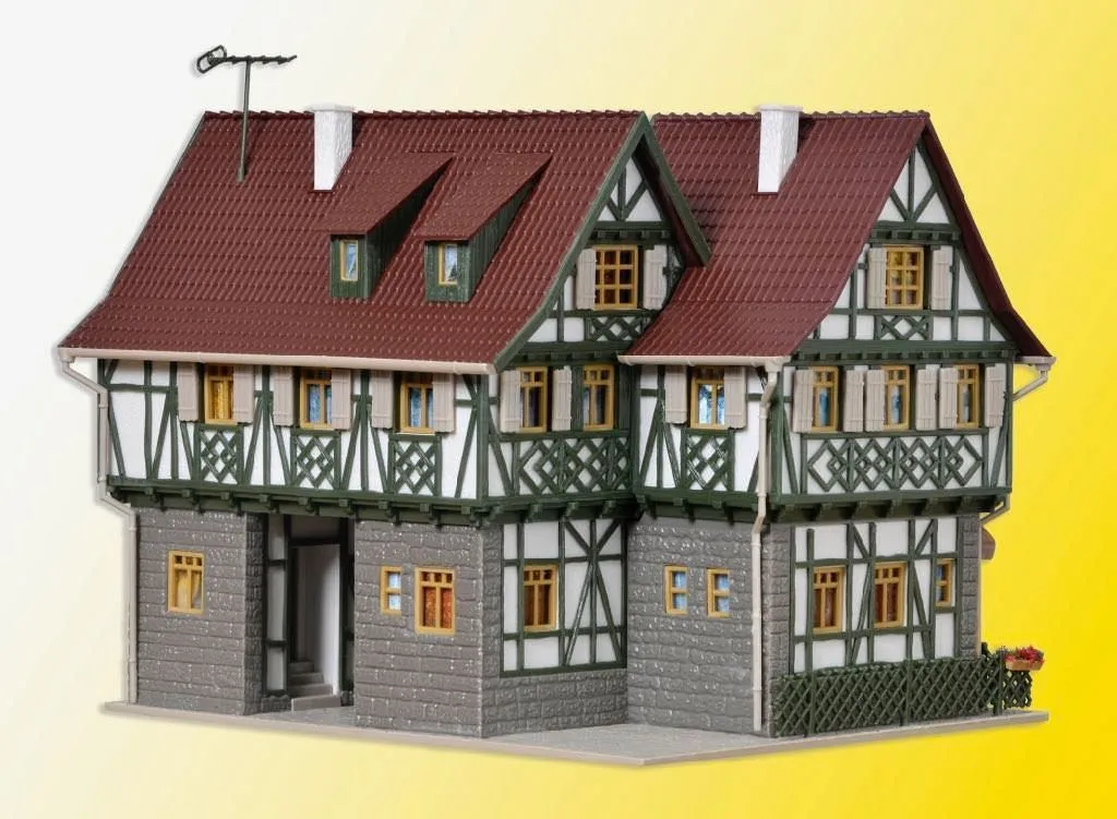 Vollmer 43683 - Konditorei mit Eissalon Inneneinrichtung und LED Beleuchtung H0 1:87