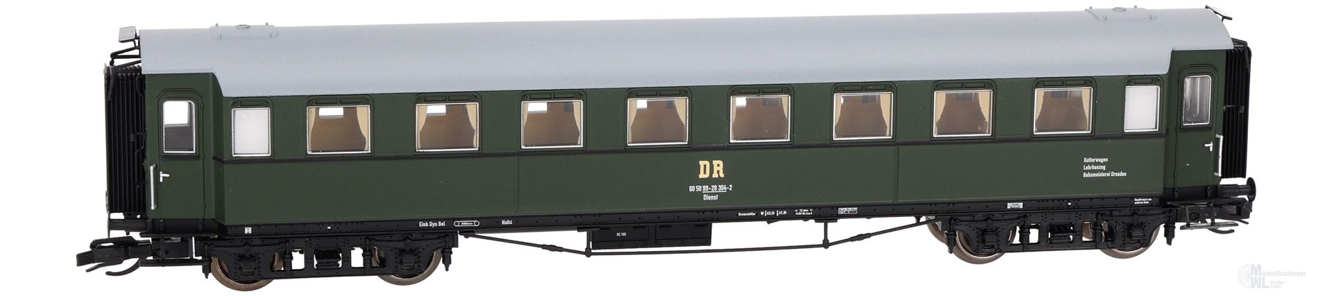 Saxonia Modellbau 120198 - Personenwagen DR Ep.IV C4Ü Sa 07 Beleuchtung TT 1:120