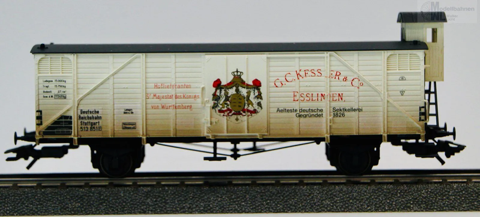 Märklin 45176 - MÄRKLIN - Güterwagen ged. DRG Ep.II Kessler Sekt H0/WS