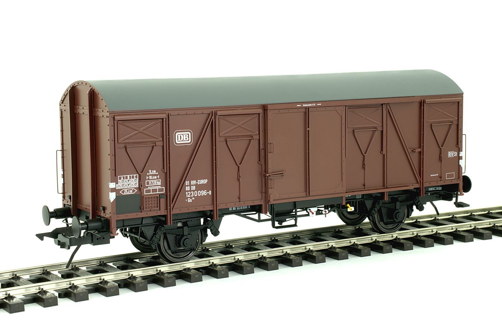 42248-02 Lenz 42248-02 - Güterwagen DB Ep.IV Gs 211 Nr. 123 0 096-6 Spur 0