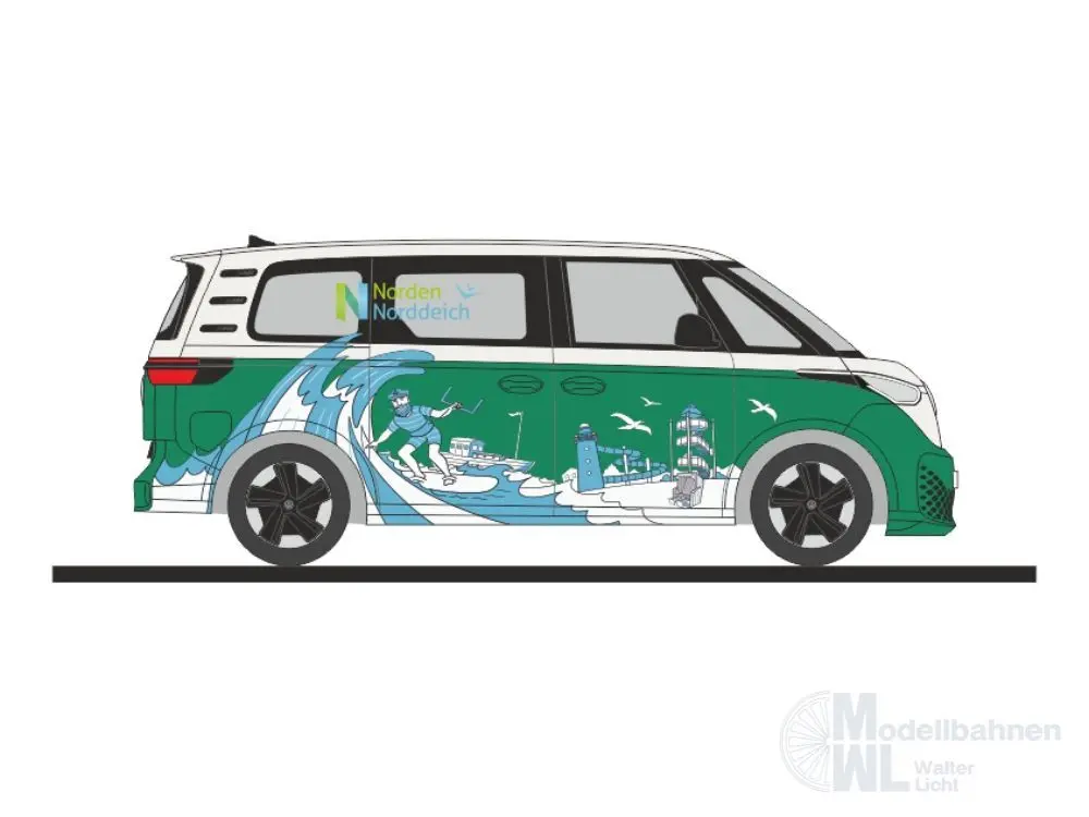 Rietze 32114 - Volkswagen ID.Buzz People Norden Norddeich H0 1:87