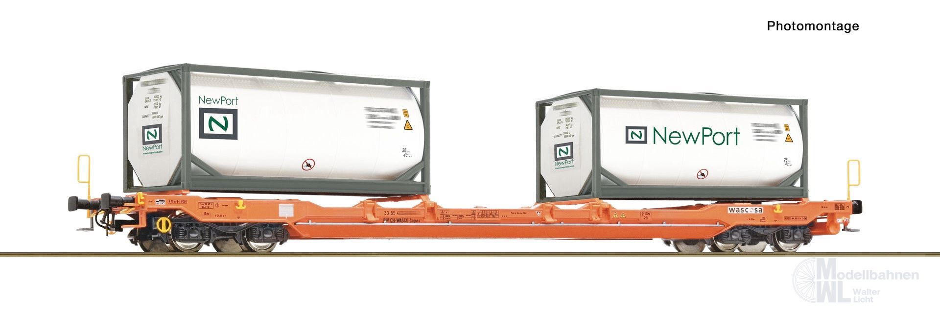 Roco 6600275 - Taschenwagen WASCOSA Ep.VI H0/GL