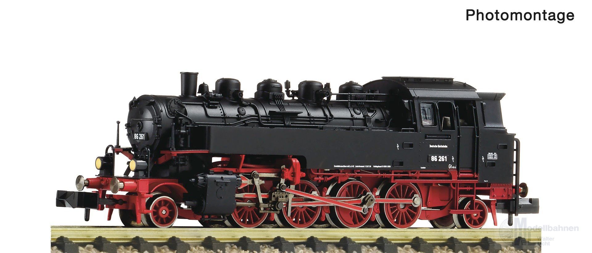 Fleischmann 7160036 - Dampflok BR 86 261 DRG Ep.II N 1:160