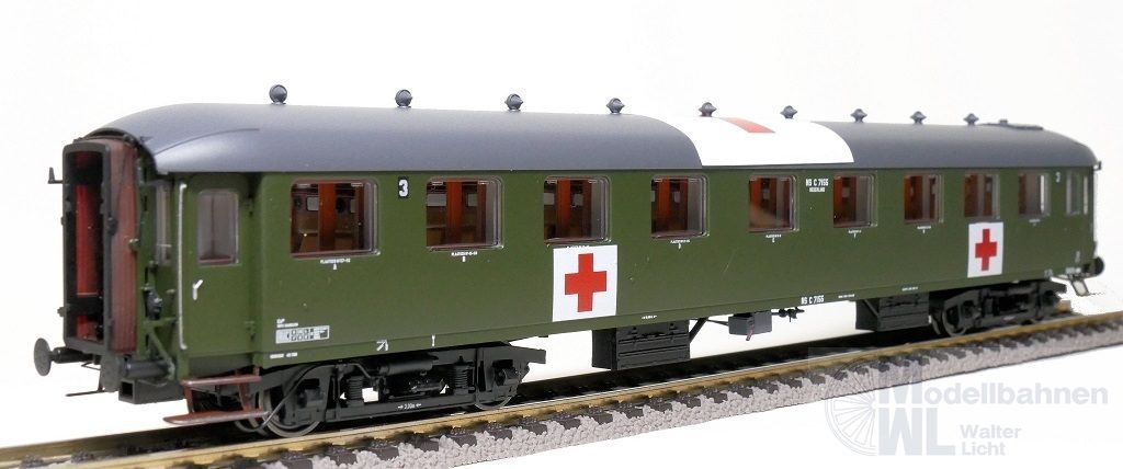 Exact Train 10048 - Personenwagen NS Ep.II C7155 Rotes Kreuz H0/GL