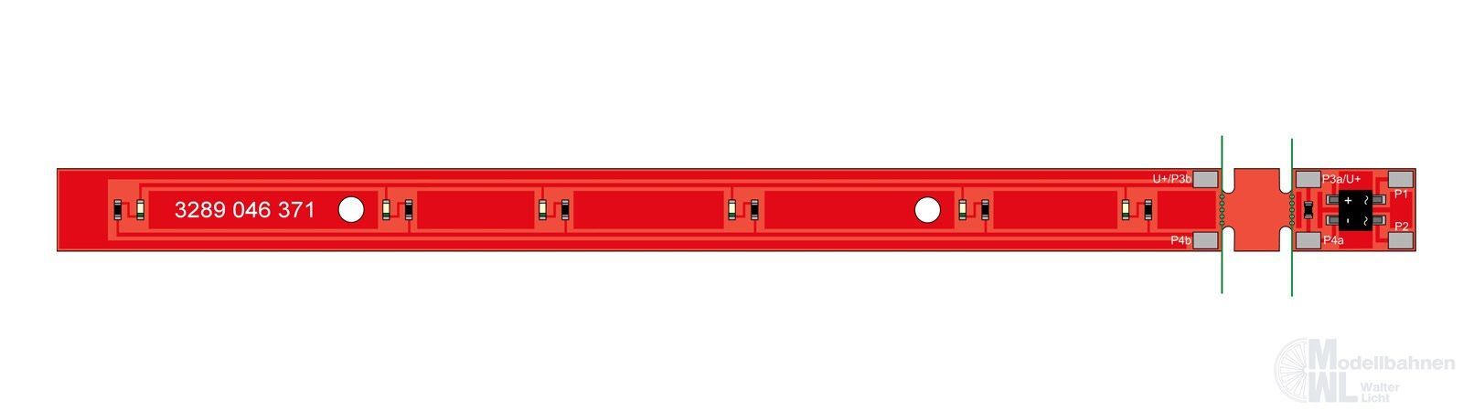 Bemo 6545640 - Innenbeleuchtung für 3289 14x H0