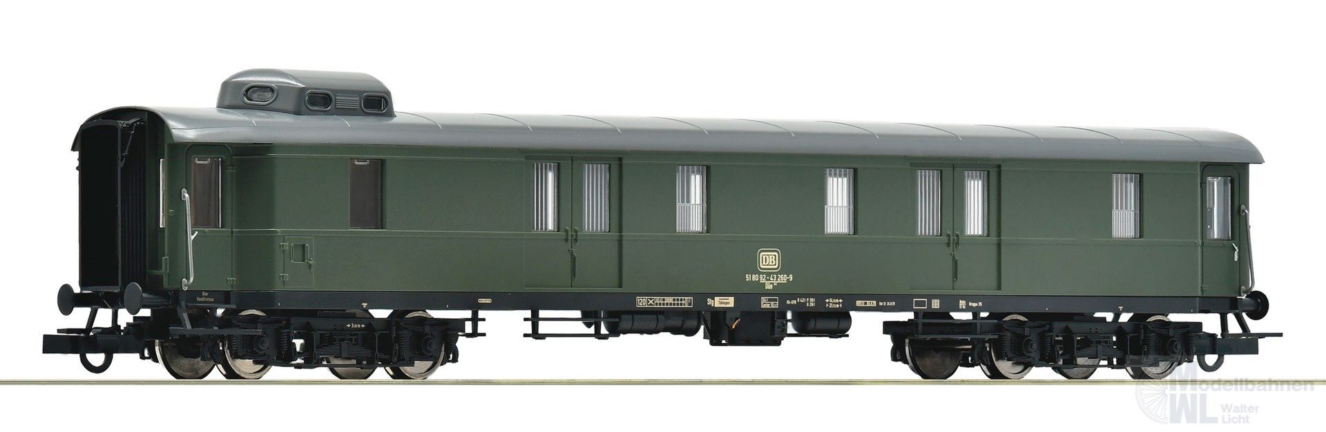 Roco 6200162 - Gepäckwagen DB Ep.IV Düe 941 H0/GL Roco 6200162 - Gepäckwagen DB Ep.IV Düe 941 H0/GL