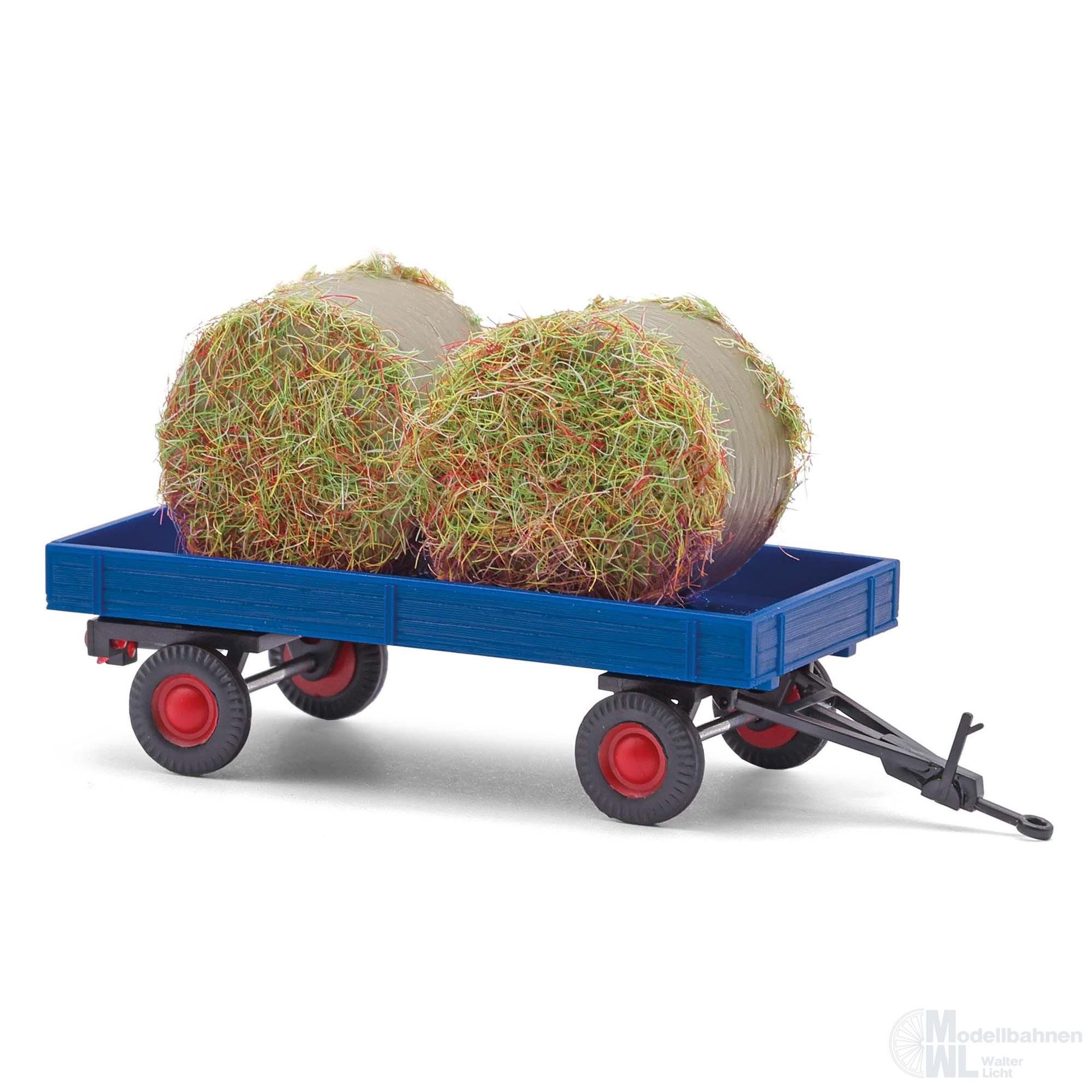Busch 59975 - Anhänger mit Heuballen H0 1:87