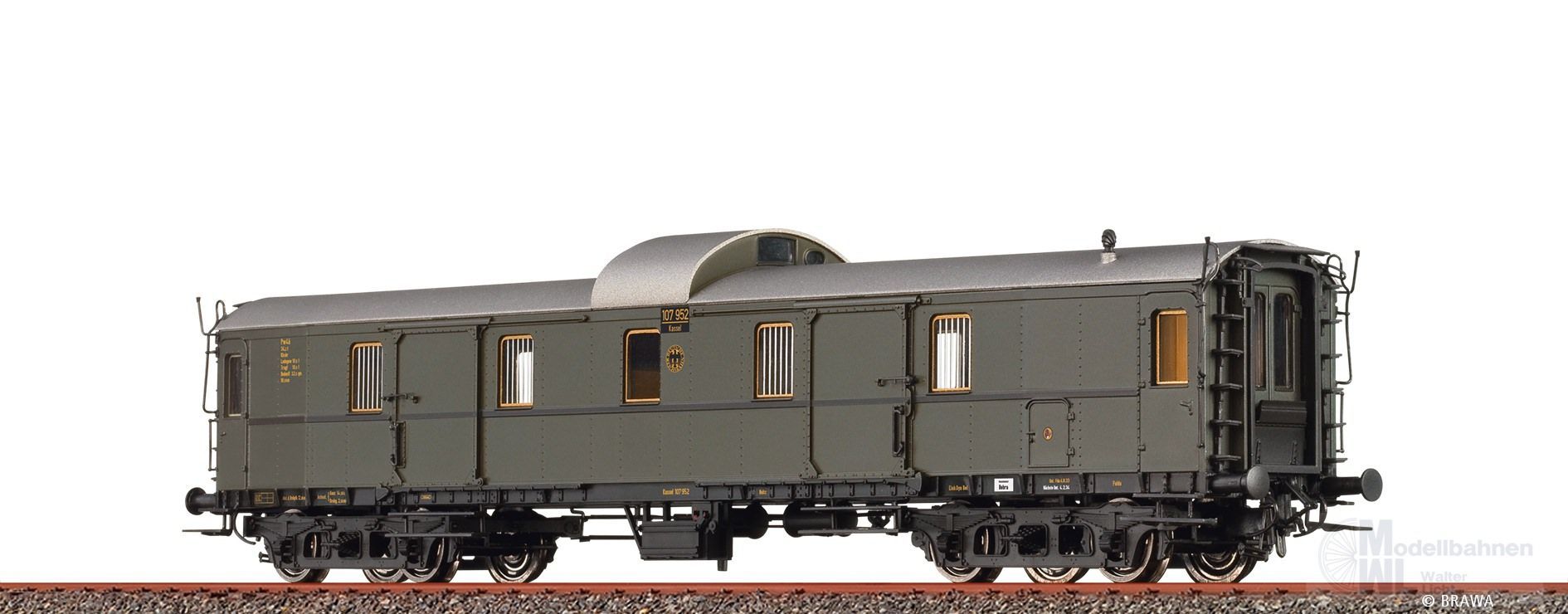 Brawa 51304 - Gepäckwagen DRG Ep.II Pw4ü H0/GL