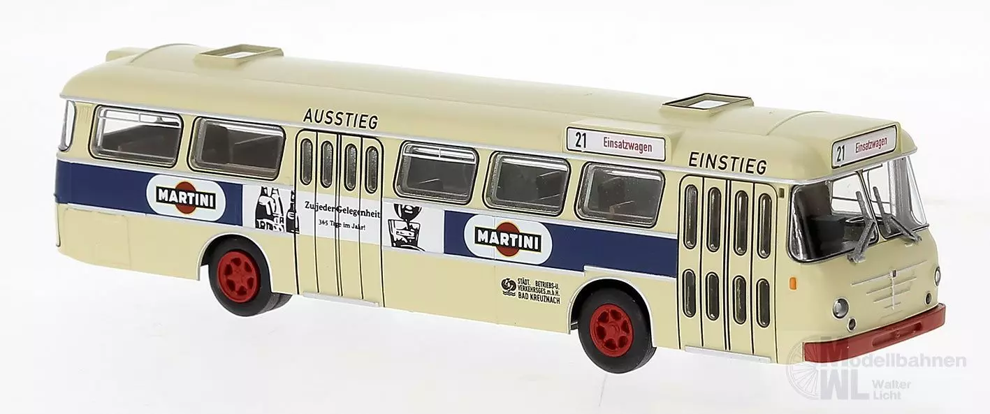 Brekina 59367 - Büssing Senator 12D Martini Bad Kreuznach H0 1:87