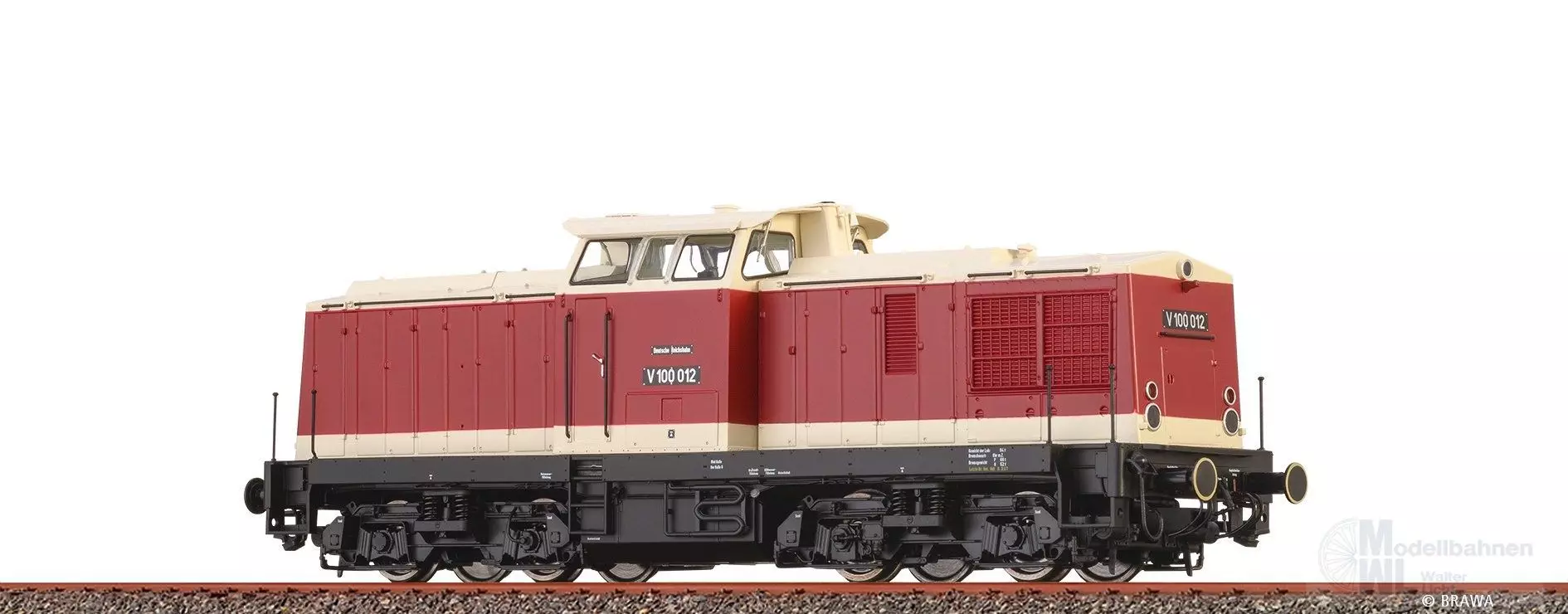 Brawa 41713 - Diesellok V 100 012 DR Ep.III H0/GL DIGITAL EXTRA