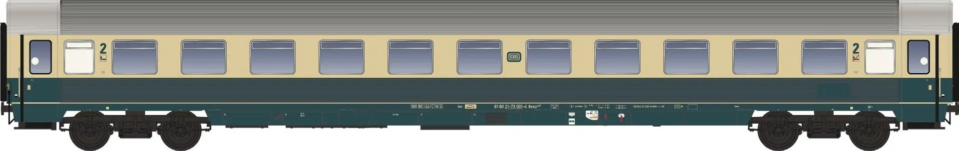 LS Models 46013-2 - Personenwagen DB Ep.IV Bvmz 237.4 H0/GL