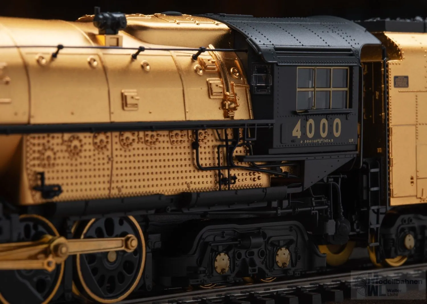 Märklin 39400 - Dampflok Big Boy 4000 UP vergoldet H0/WS Sound
