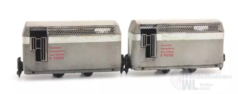 ARTITEC b.v. 387373 - Grubenbahn Personenwagen H0 1:87