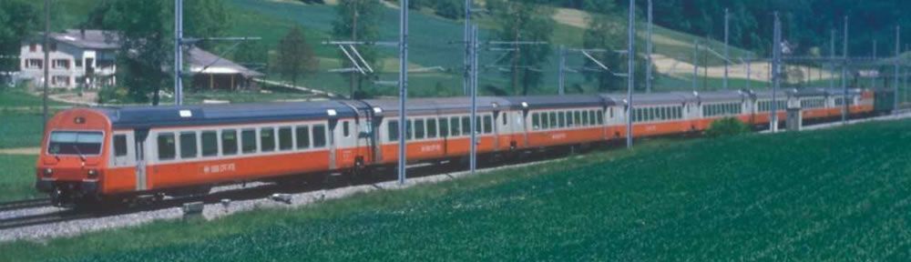 LS Models MW2109AC - Personenwagen Set SBB Ep.IV/V EW III Airport Express 6.tlg. H0/WS