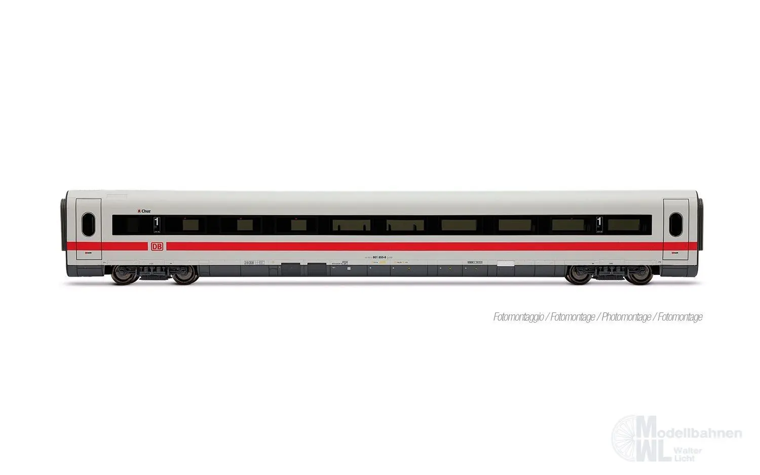 Lima 4687 - Ergänzungswagen Set ICE 1 DB Ep.VI Bock auf Graubünden 5.tlg. H0/GL
