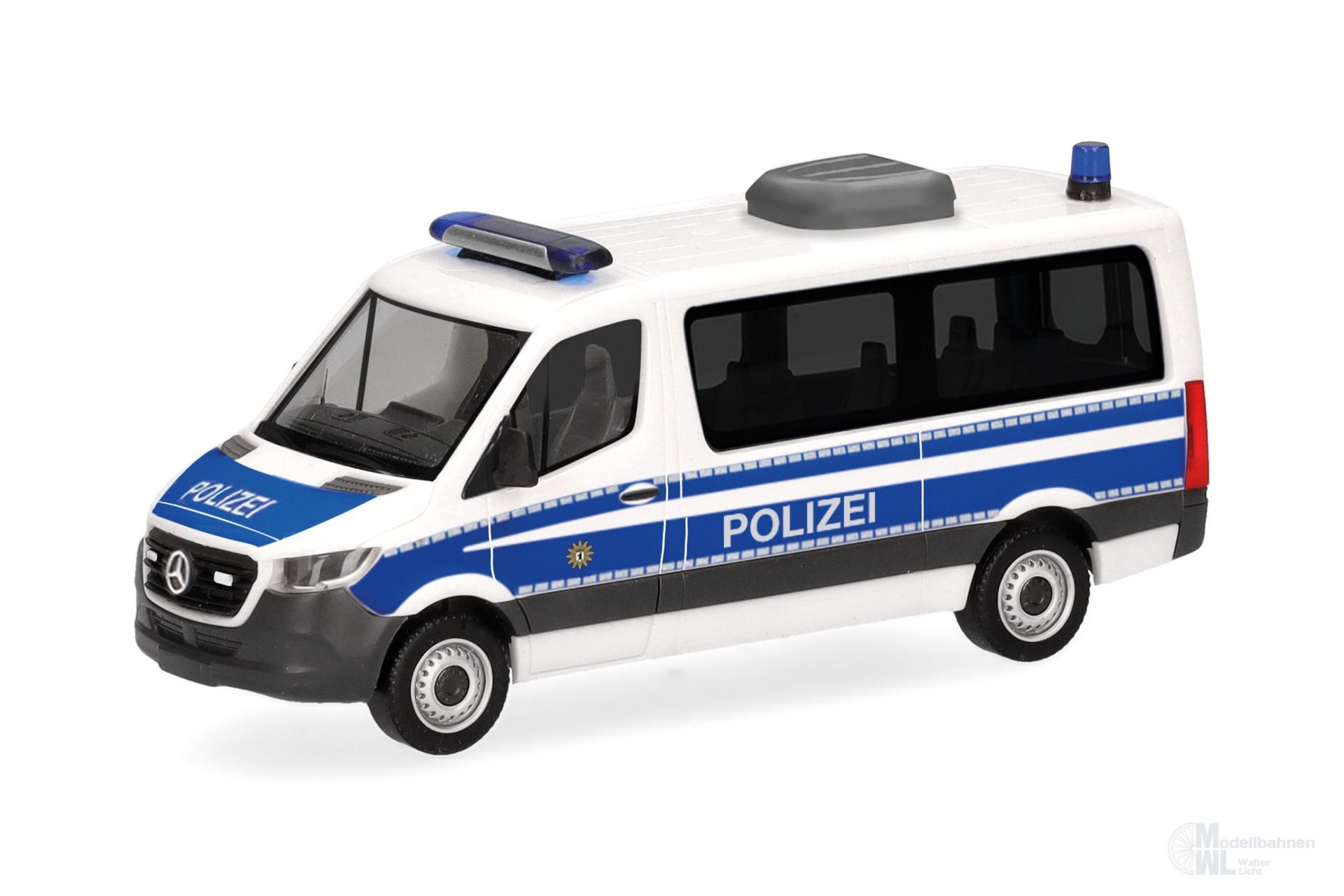 Herpa 099127 - Mercedes-Benz Sprinter 18 Bus FD Polizei H0 1:87