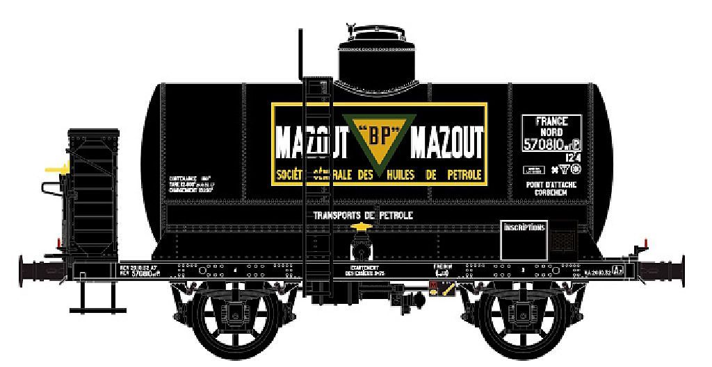 LS Models 30458 - Kesselwagen OCEM NORD/MAZOUT Ep.II H0/GL