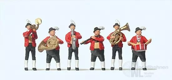 Preiser 10207 - Tiroler Trachtenkapelle H0 1:87