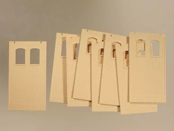 Auhagen 80621 - Wände 2410G gelb H0 1:87