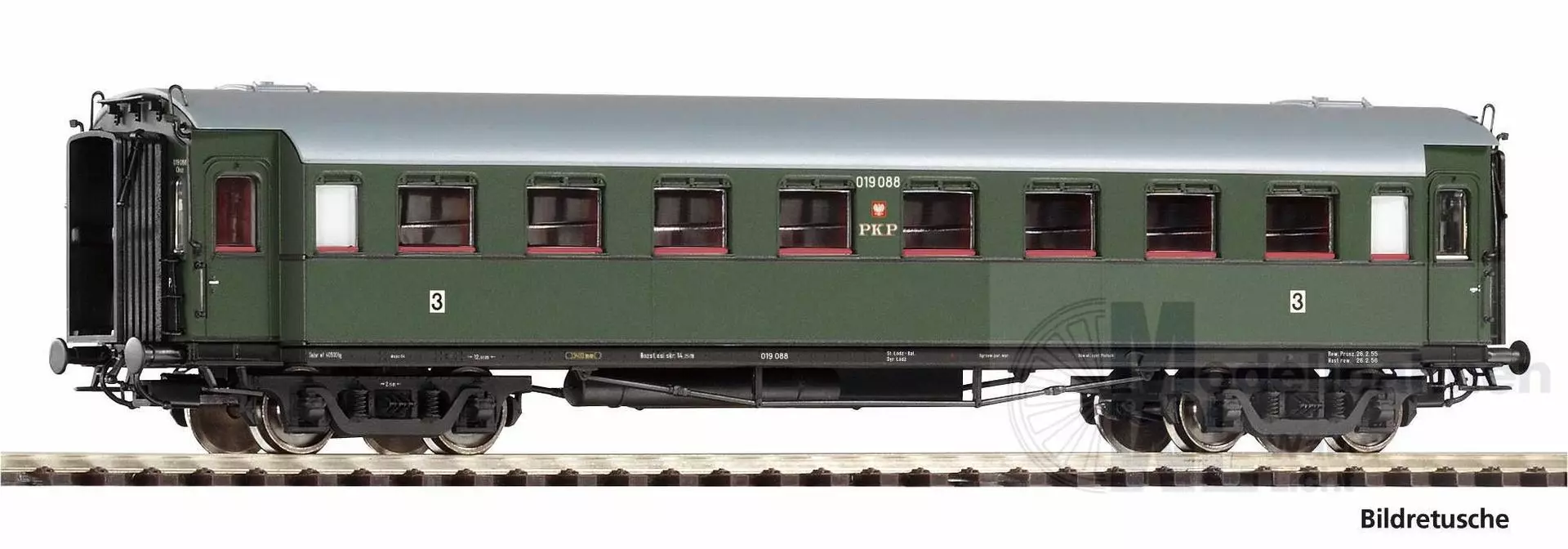 Piko 53372 - Personenwagen PKP Ep.III H0/GL