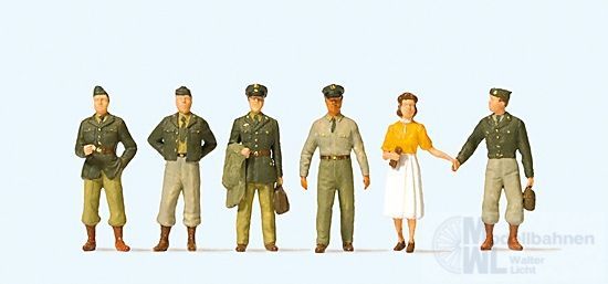 Preiser 10594 - US-Soldaten. Fünfziger Jahre H0 1:87 Preiser 10594 - US-Soldaten. Fünfziger Jahre H0 1:87