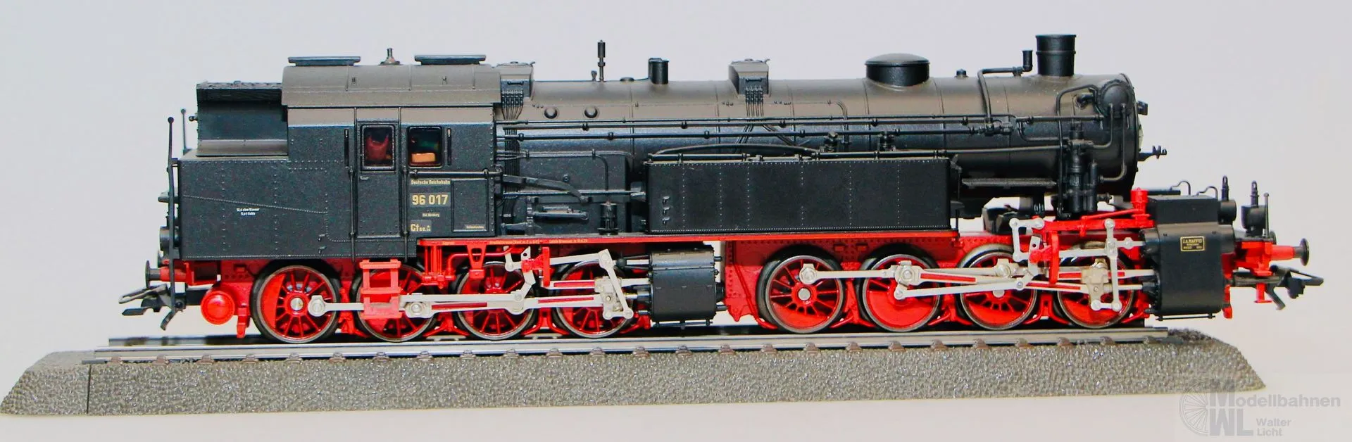 Märklin 3796 - MÄRKLIN - Dampflok BR 96 017 DRG Ep.II H0/WS Digital