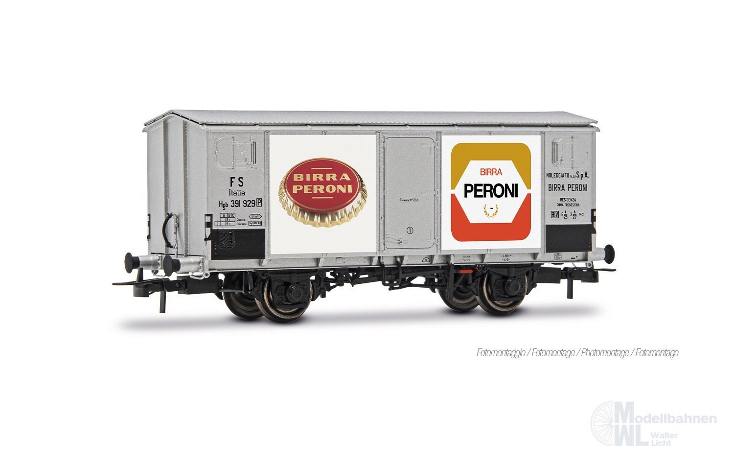 Rivarossi 6710 - Kühlwagen FS Ep.III Peroni H0/GL