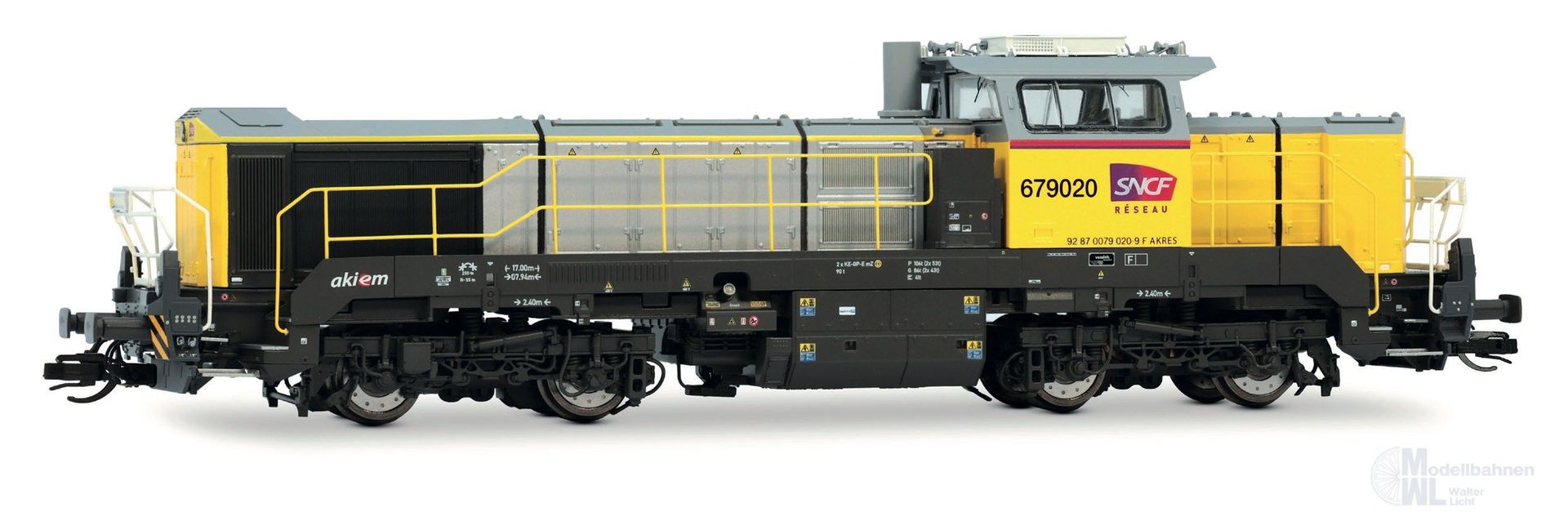 Arnold 9082 - Diesellok Vossloh DE 18 SNCF Ep.VI 679020 TT 1:120