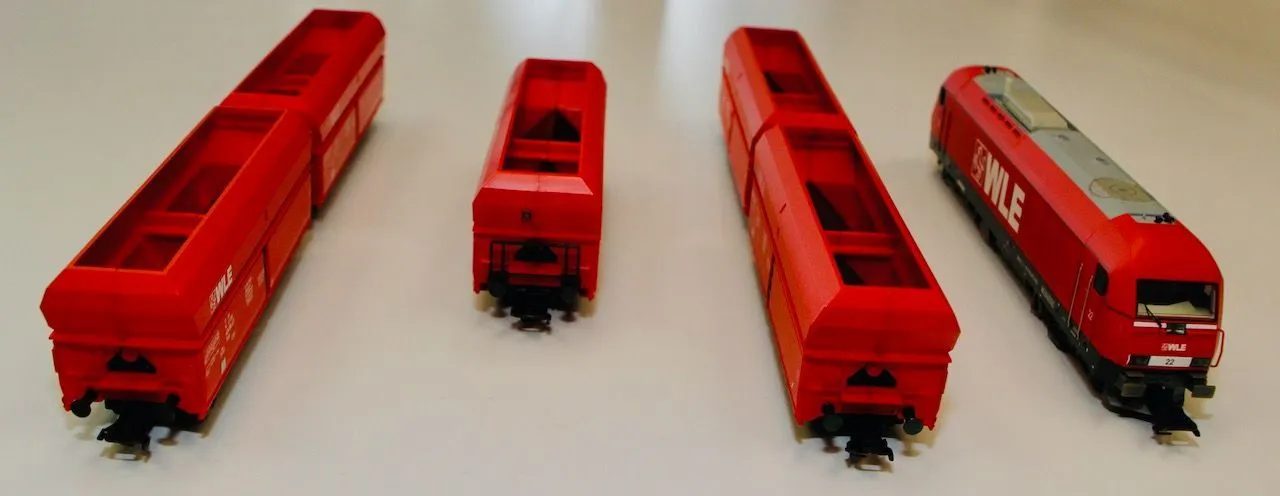 Märklin 26548 - MÄRKLIN - Zugpackung WLE Ep.V und Ergänzungswagen 46258 H0/WS Digital