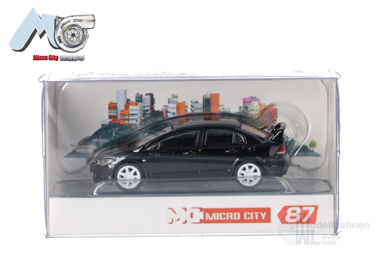 Herpa 87MC000100 - Honda Civic FD2 schwarz H0 1:87